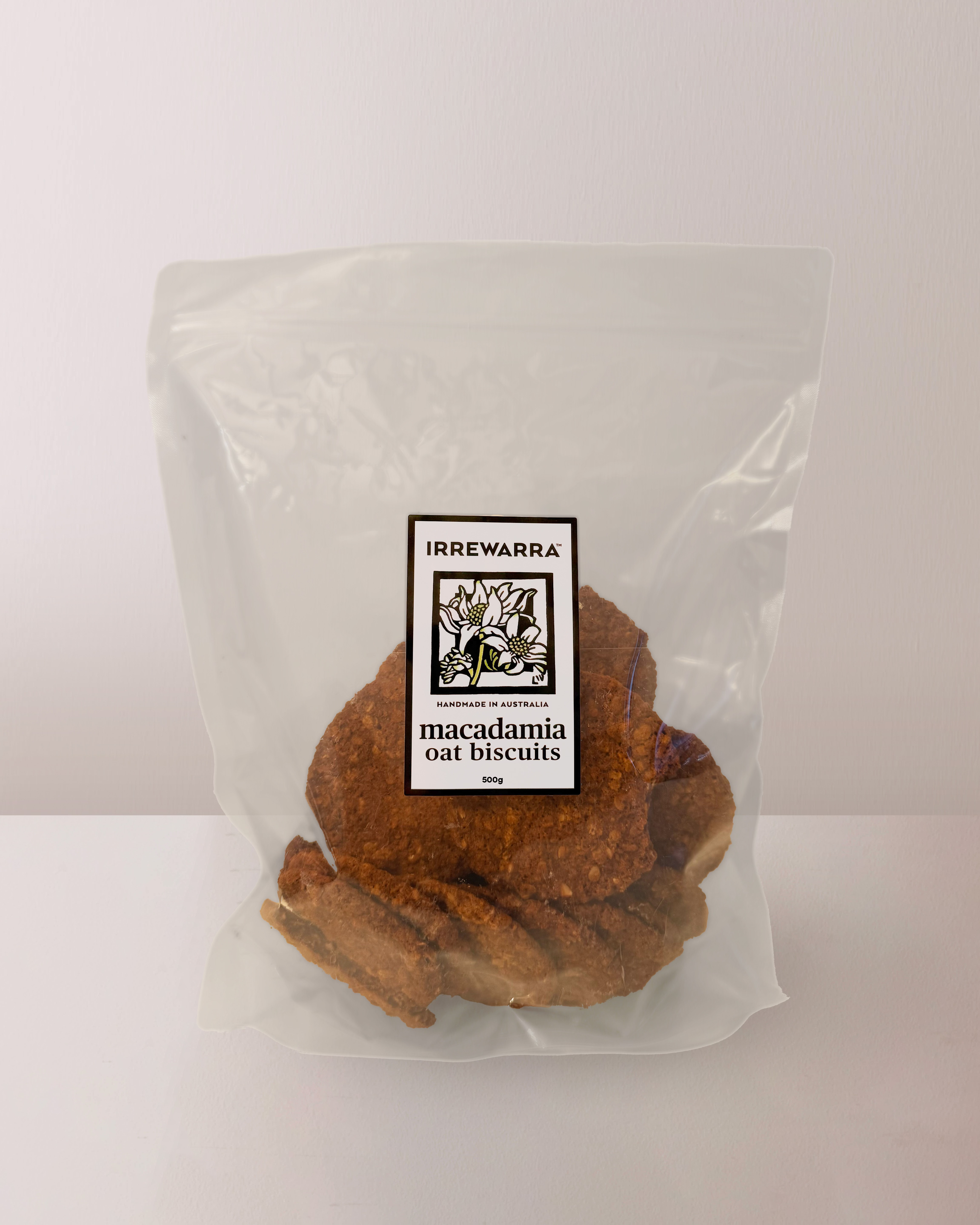 Irrewarra Macadamia Oat Biscuits